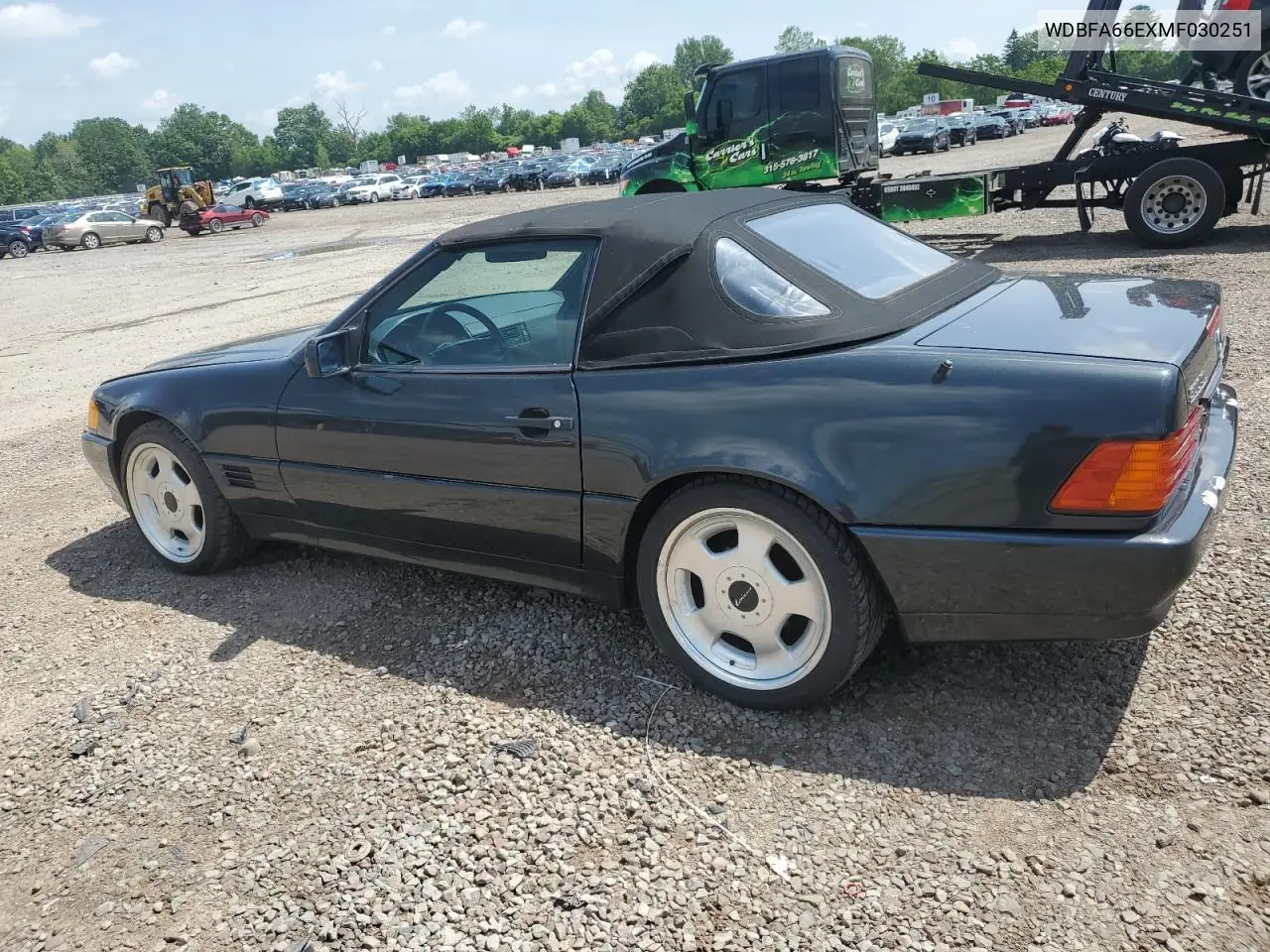 1991 Mercedes-Benz 500 Sl VIN: WDBFA66EXMF030251 Lot: 62161105