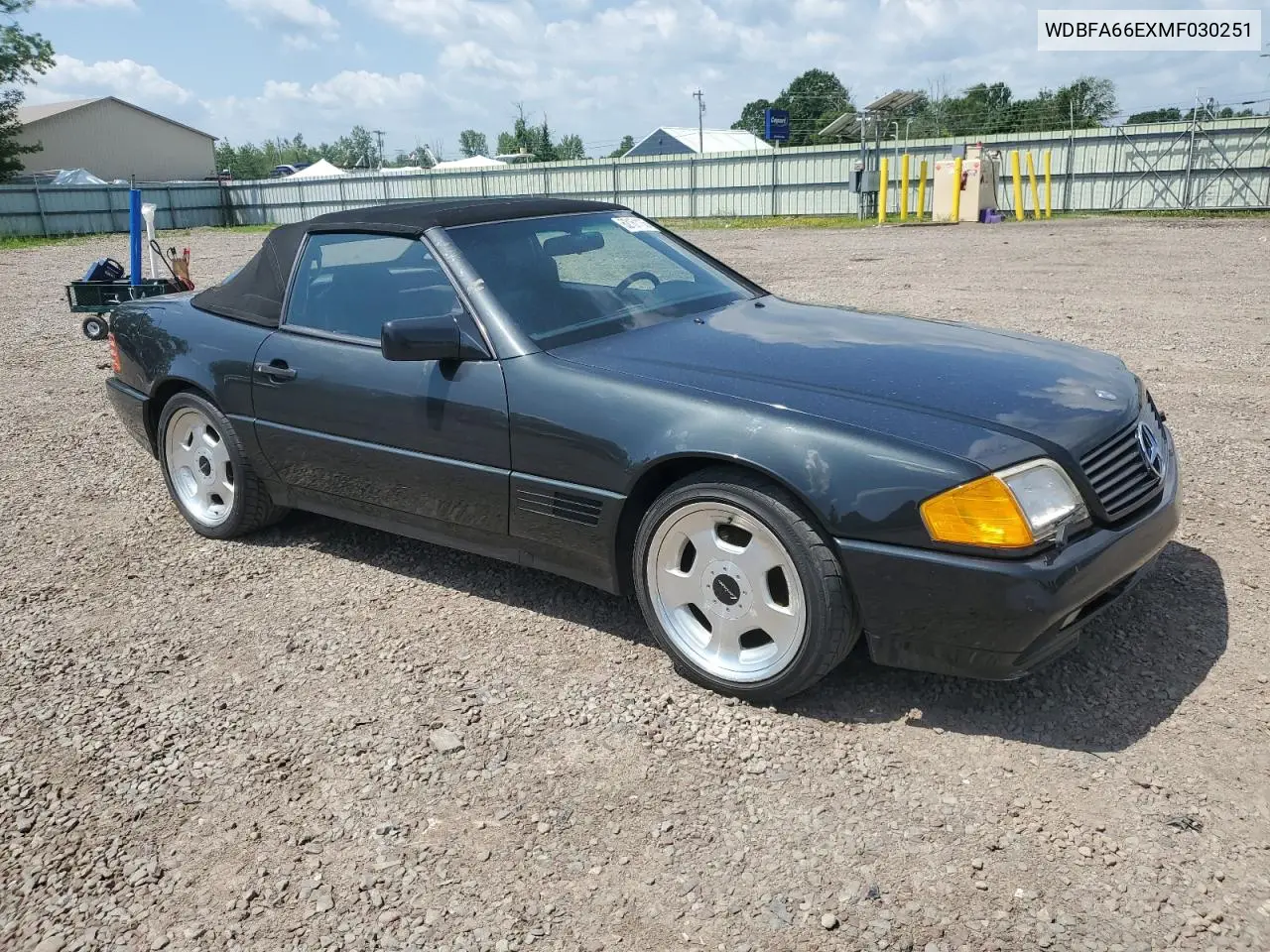 1991 Mercedes-Benz 500 Sl VIN: WDBFA66EXMF030251 Lot: 62161105