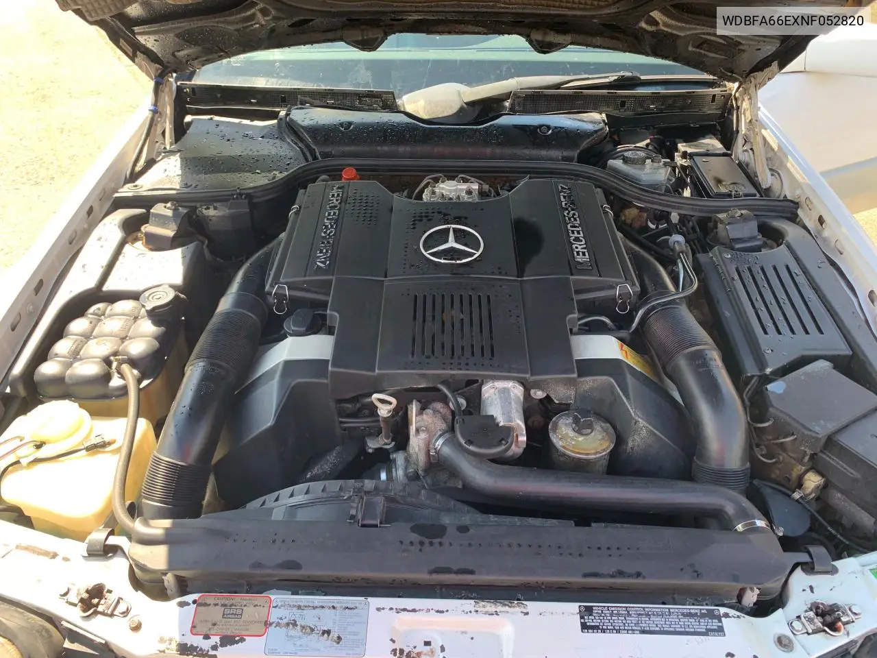 1992 Mercedes-Benz 500 Sl VIN: WDBFA66EXNF052820 Lot: 55408835