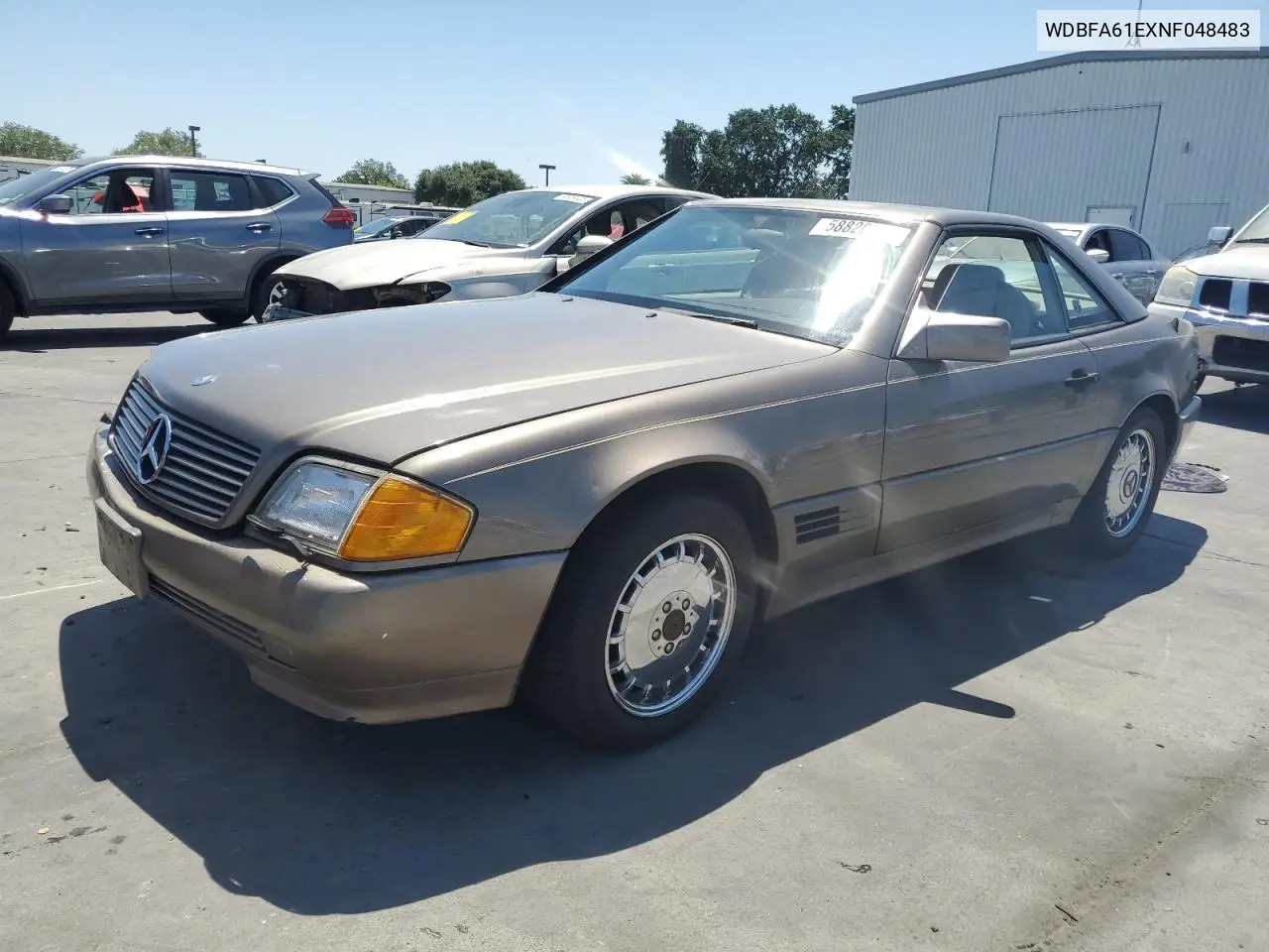 1992 Mercedes-Benz 300 Sl VIN: WDBFA61EXNF048483 Lot: 58820395