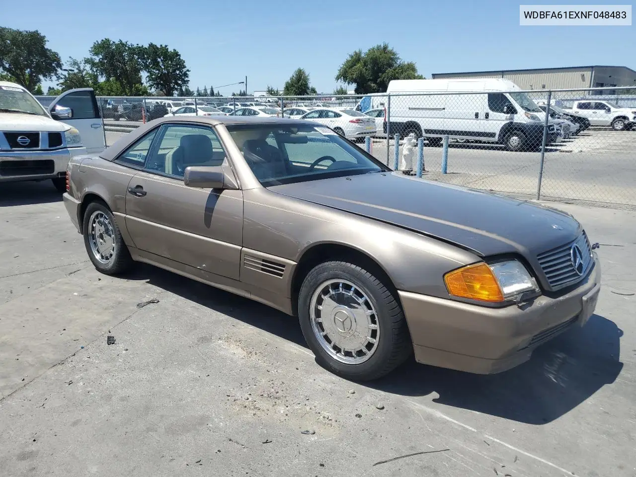 1992 Mercedes-Benz 300 Sl VIN: WDBFA61EXNF048483 Lot: 58820395