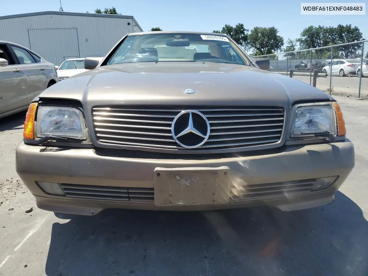 1992 Mercedes-Benz 300 Sl VIN: WDBFA61EXNF048483 Lot: 58820395