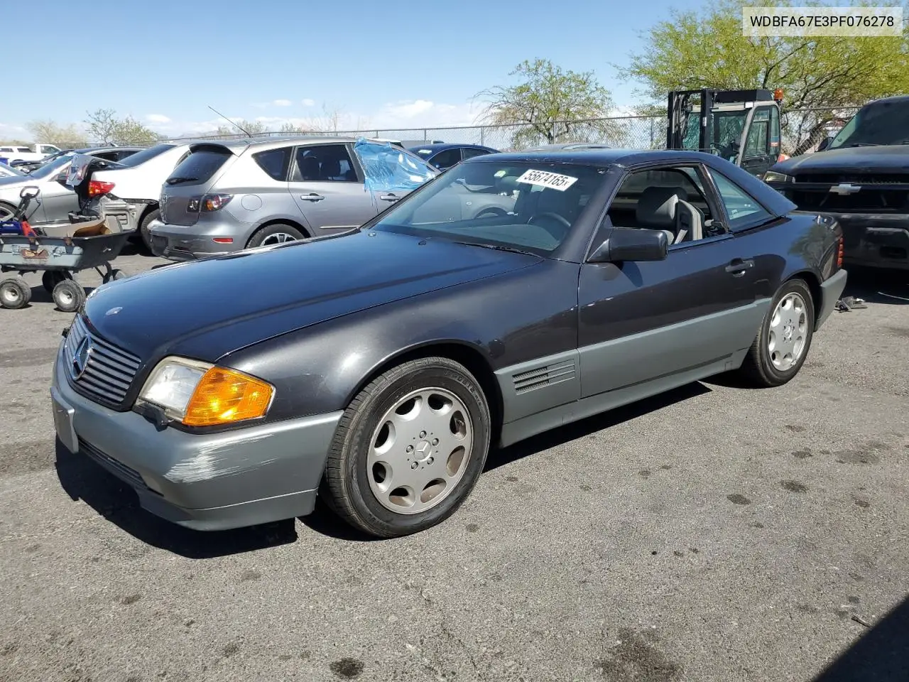 1993 Mercedes-Benz 500 Sl VIN: WDBFA67E3PF076278 Lot: 55674165