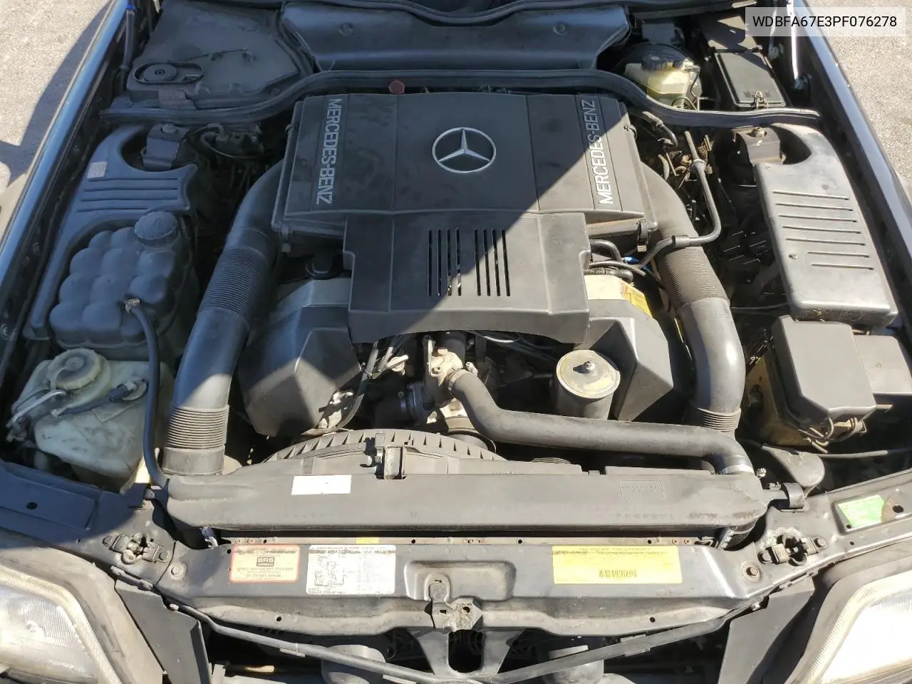 1993 Mercedes-Benz 500 Sl VIN: WDBFA67E3PF076278 Lot: 55674165