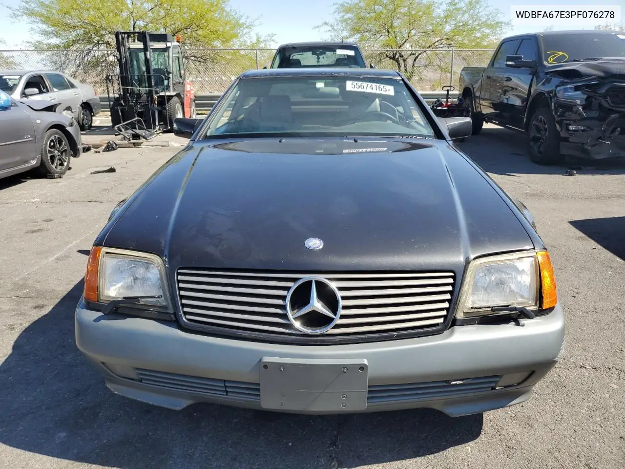 1993 Mercedes-Benz 500 Sl VIN: WDBFA67E3PF076278 Lot: 55674165