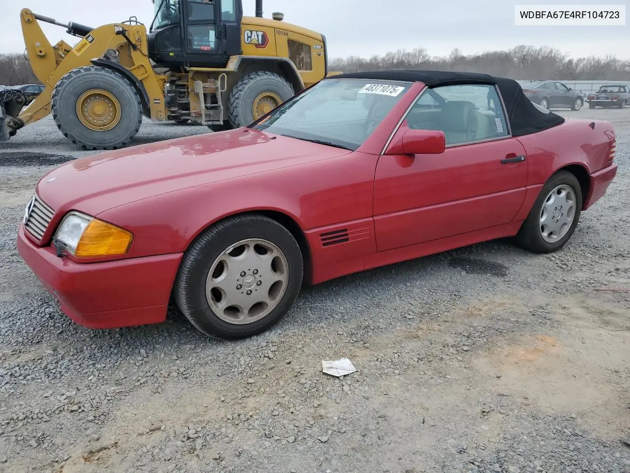 1994 Mercedes-Benz Sl 500 VIN: WDBFA67E4RF104723 Lot: 48371075