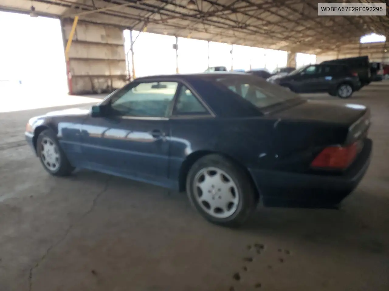 1994 Mercedes-Benz Sl 500 VIN: WDBFA67E2RF092295 Lot: 52933945