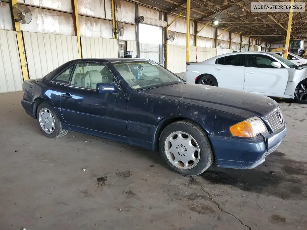 1994 Mercedes-Benz Sl 500 VIN: WDBFA67E2RF092295 Lot: 52933945
