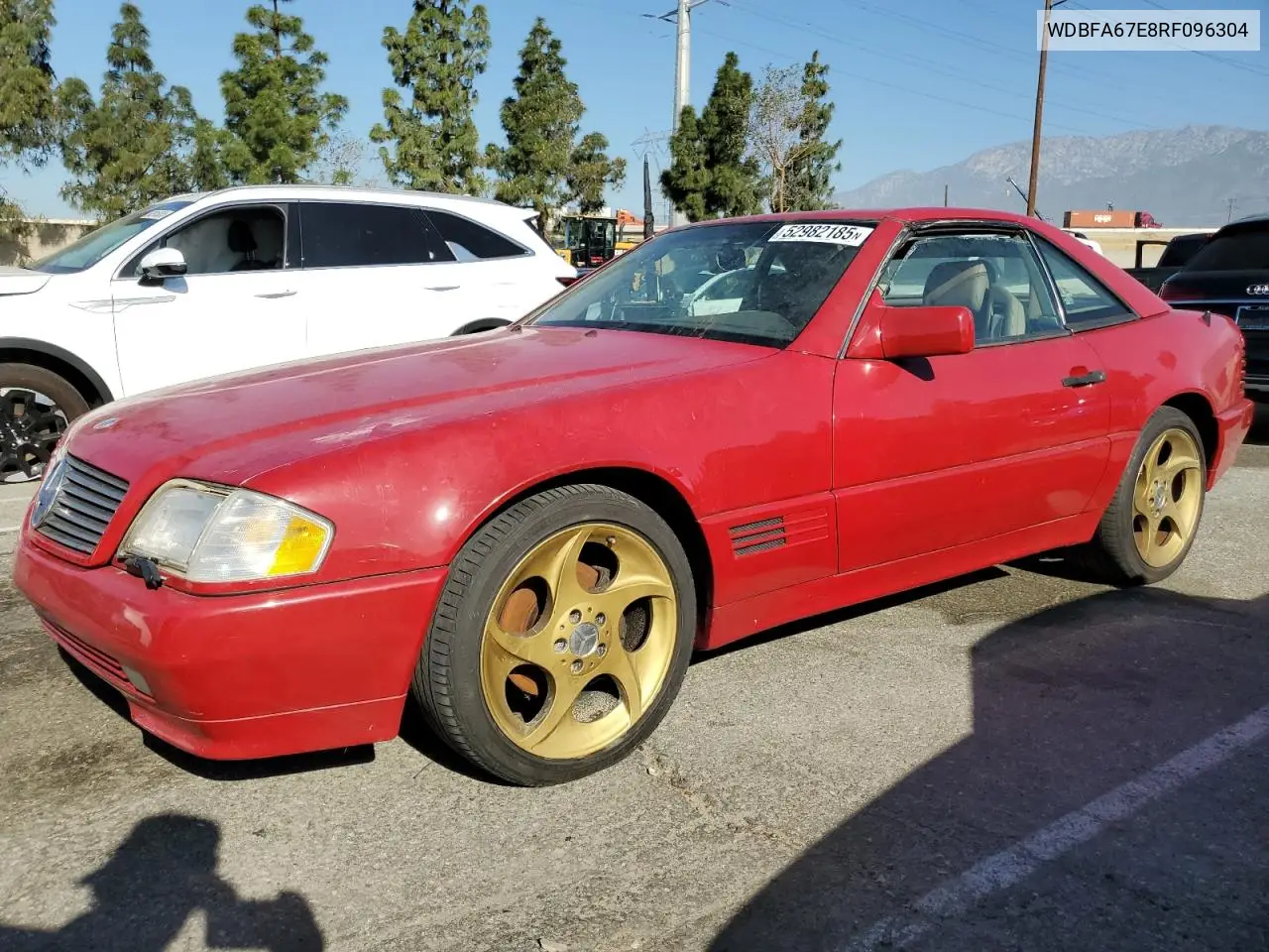 1994 Mercedes-Benz Sl 500 VIN: WDBFA67E8RF096304 Lot: 52982185