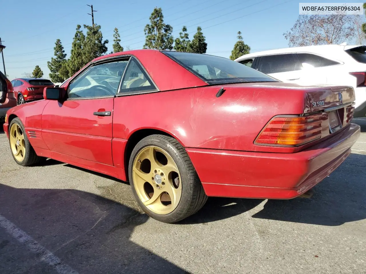 1994 Mercedes-Benz Sl 500 VIN: WDBFA67E8RF096304 Lot: 52982185