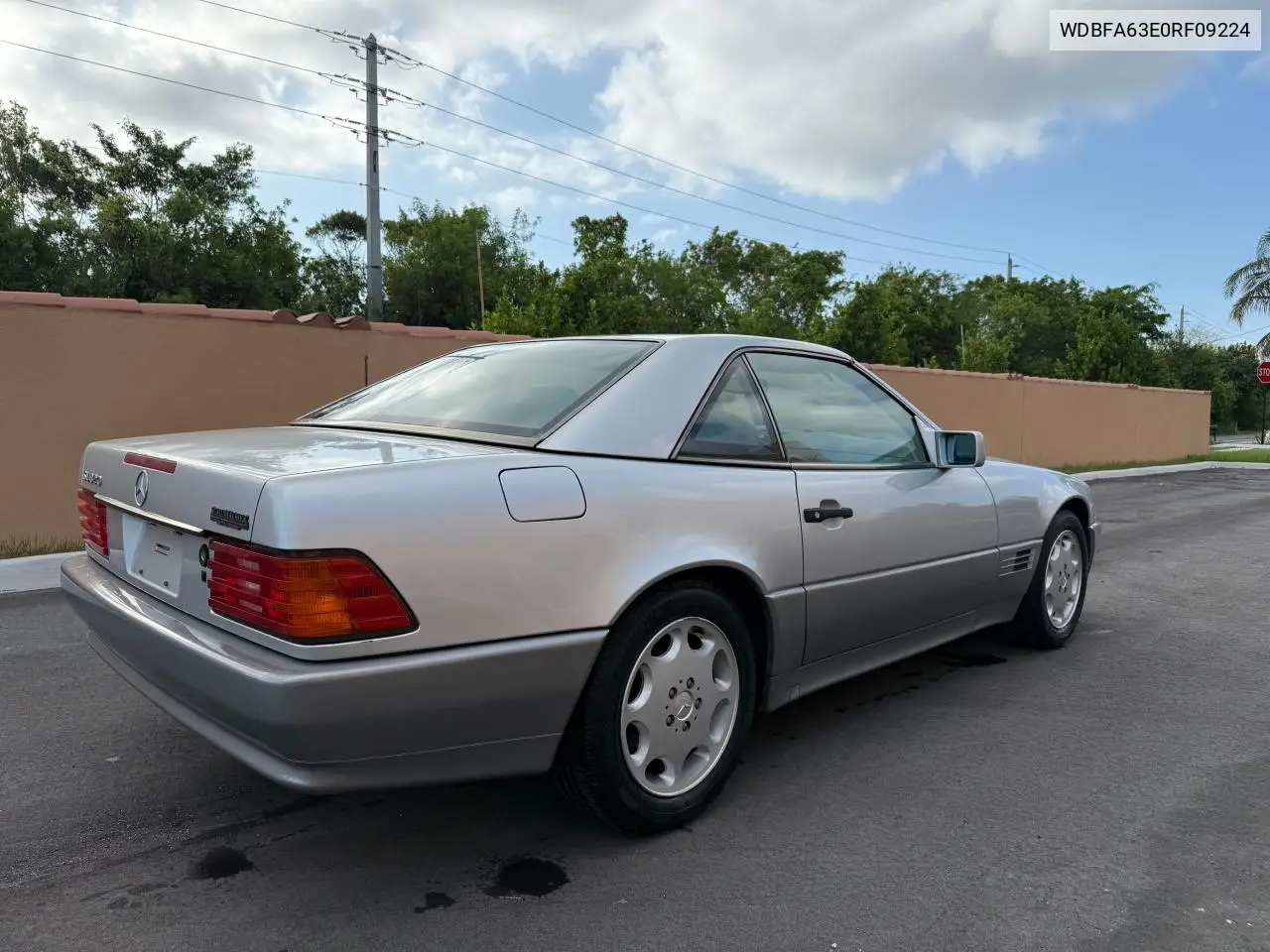 1994 Mercedes-Benz Sl 320 VIN: WDBFA63E0RF09224 Lot: 58923925