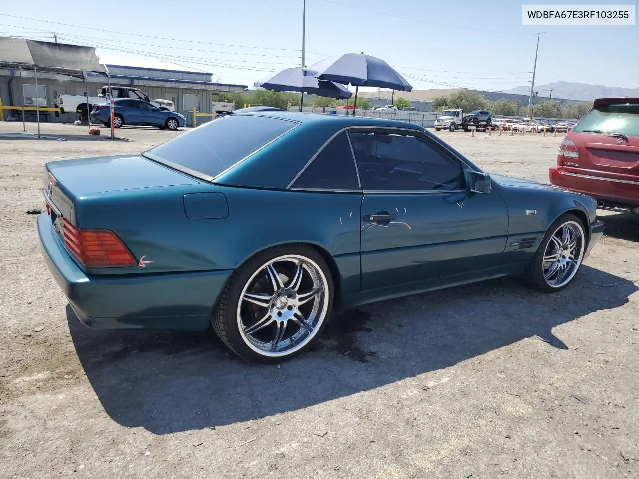 1994 Mercedes-Benz Sl 500 VIN: WDBFA67E3RF103255 Lot: 63043465