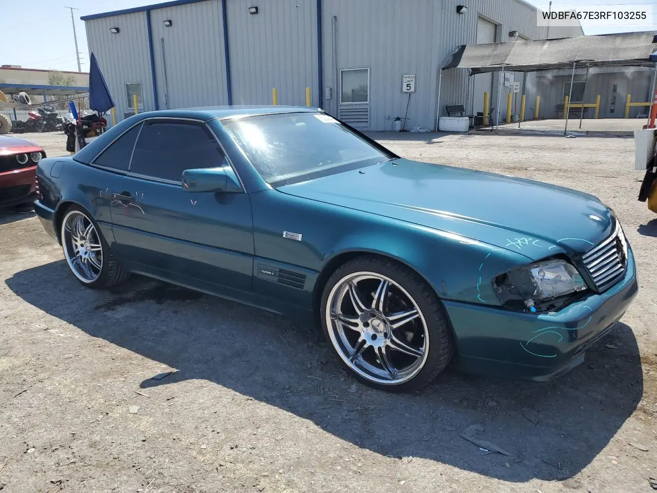1994 Mercedes-Benz Sl 500 VIN: WDBFA67E3RF103255 Lot: 63043465