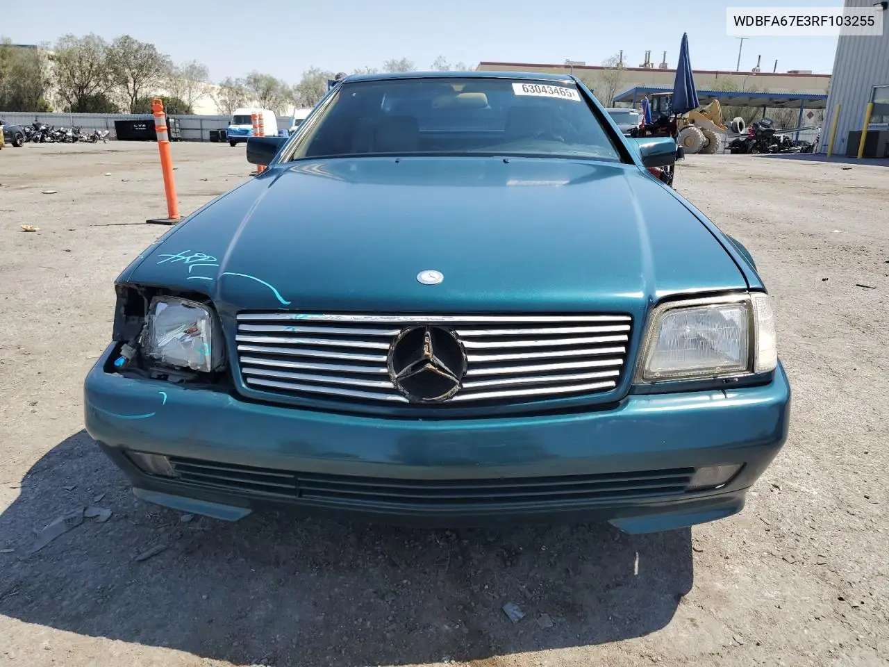 1994 Mercedes-Benz Sl 500 VIN: WDBFA67E3RF103255 Lot: 63043465