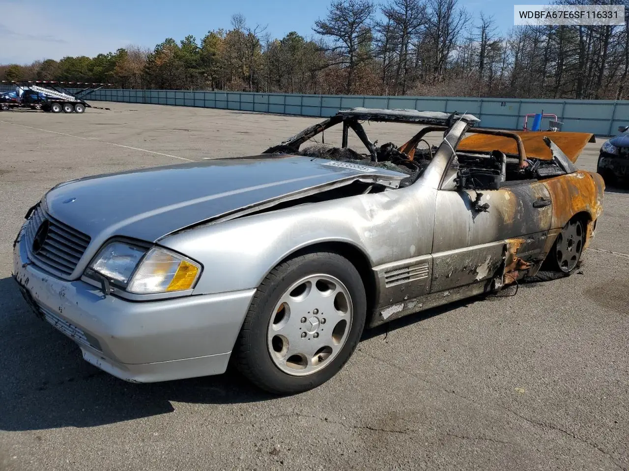 1995 Mercedes-Benz Sl 500 VIN: WDBFA67E6SF116331 Lot: 50036995