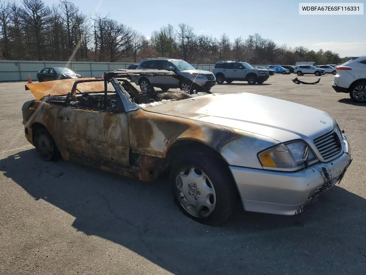 1995 Mercedes-Benz Sl 500 VIN: WDBFA67E6SF116331 Lot: 50036995