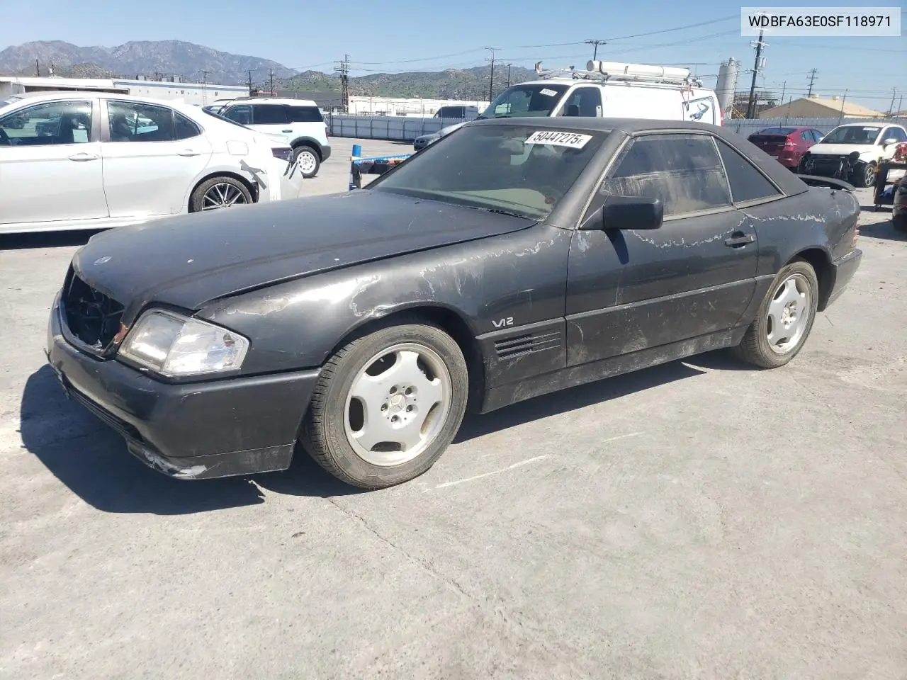 1995 Mercedes-Benz Sl 320 VIN: WDBFA63E0SF118971 Lot: 50447275