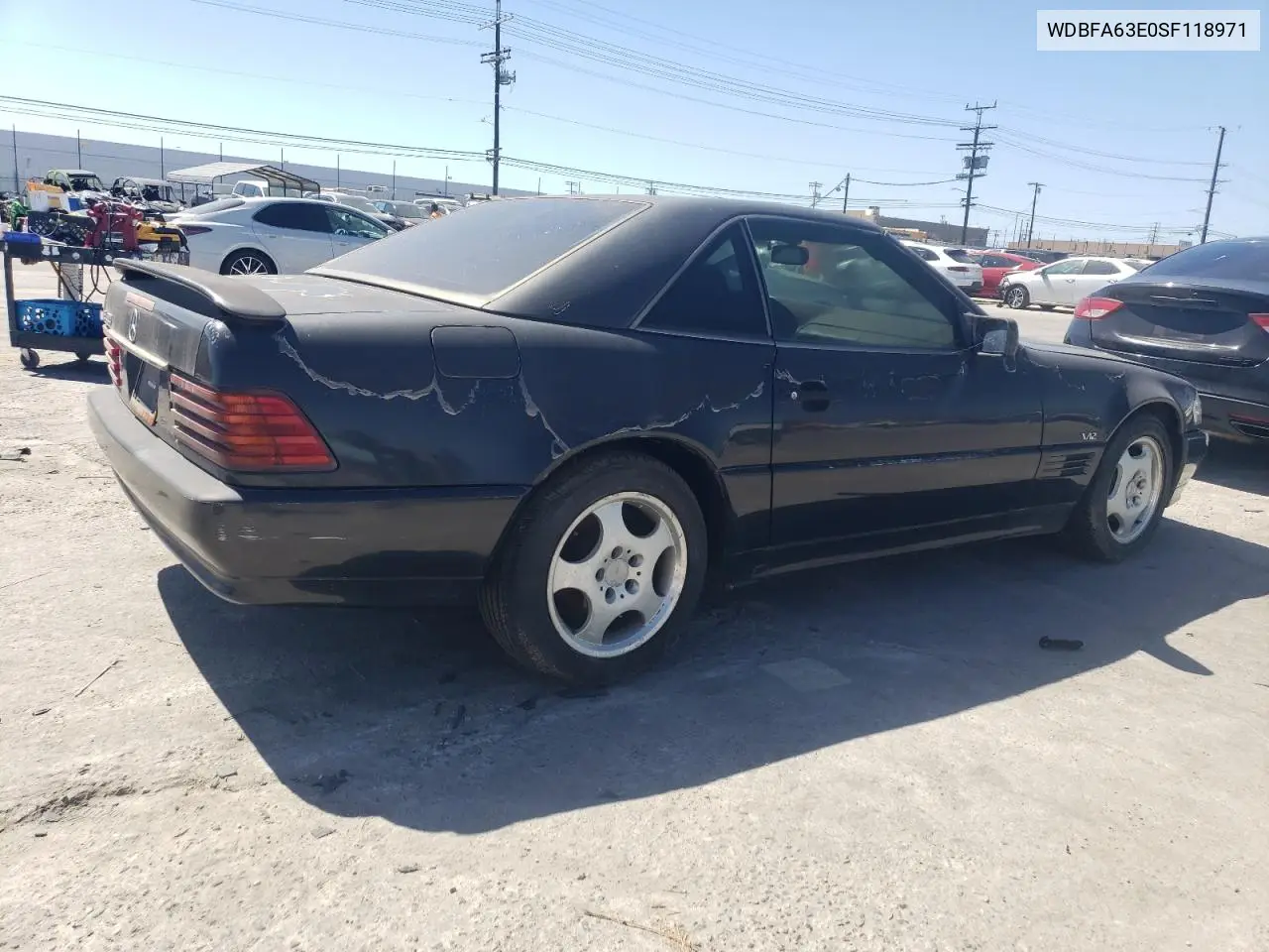 1995 Mercedes-Benz Sl 320 VIN: WDBFA63E0SF118971 Lot: 50447275