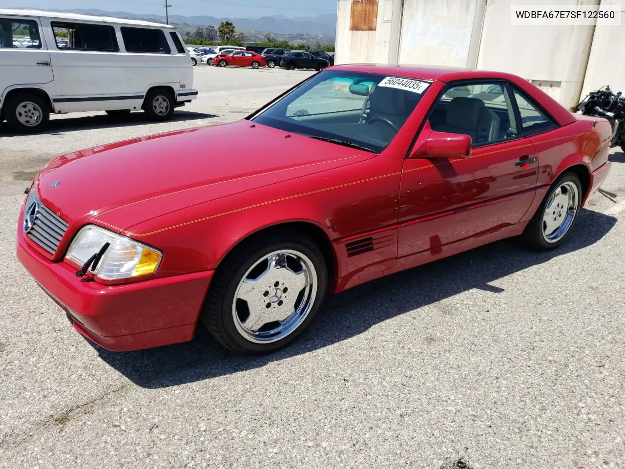 1995 Mercedes-Benz Sl 500 VIN: WDBFA67E7SF122560 Lot: 56044035