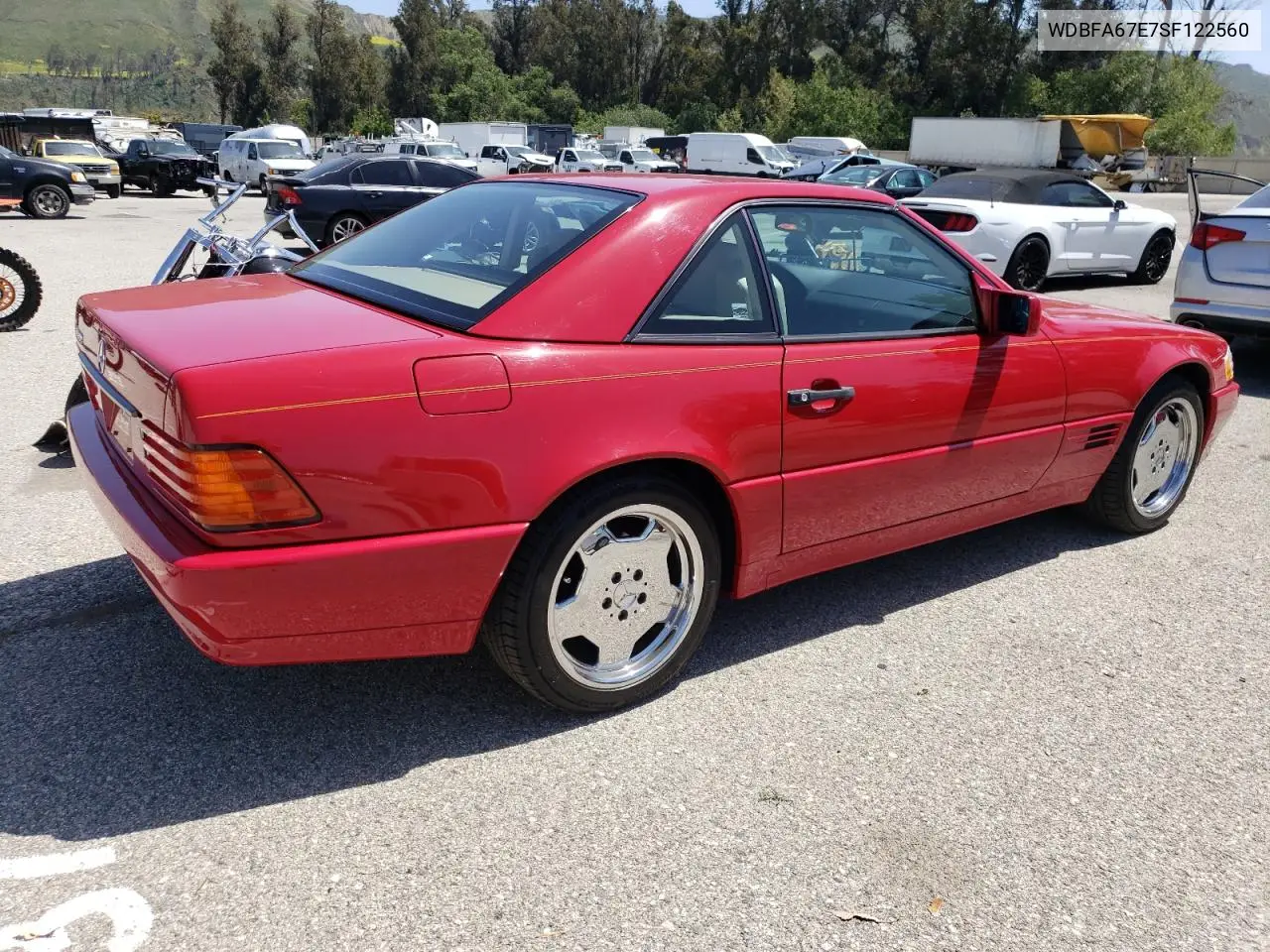 1995 Mercedes-Benz Sl 500 VIN: WDBFA67E7SF122560 Lot: 56044035