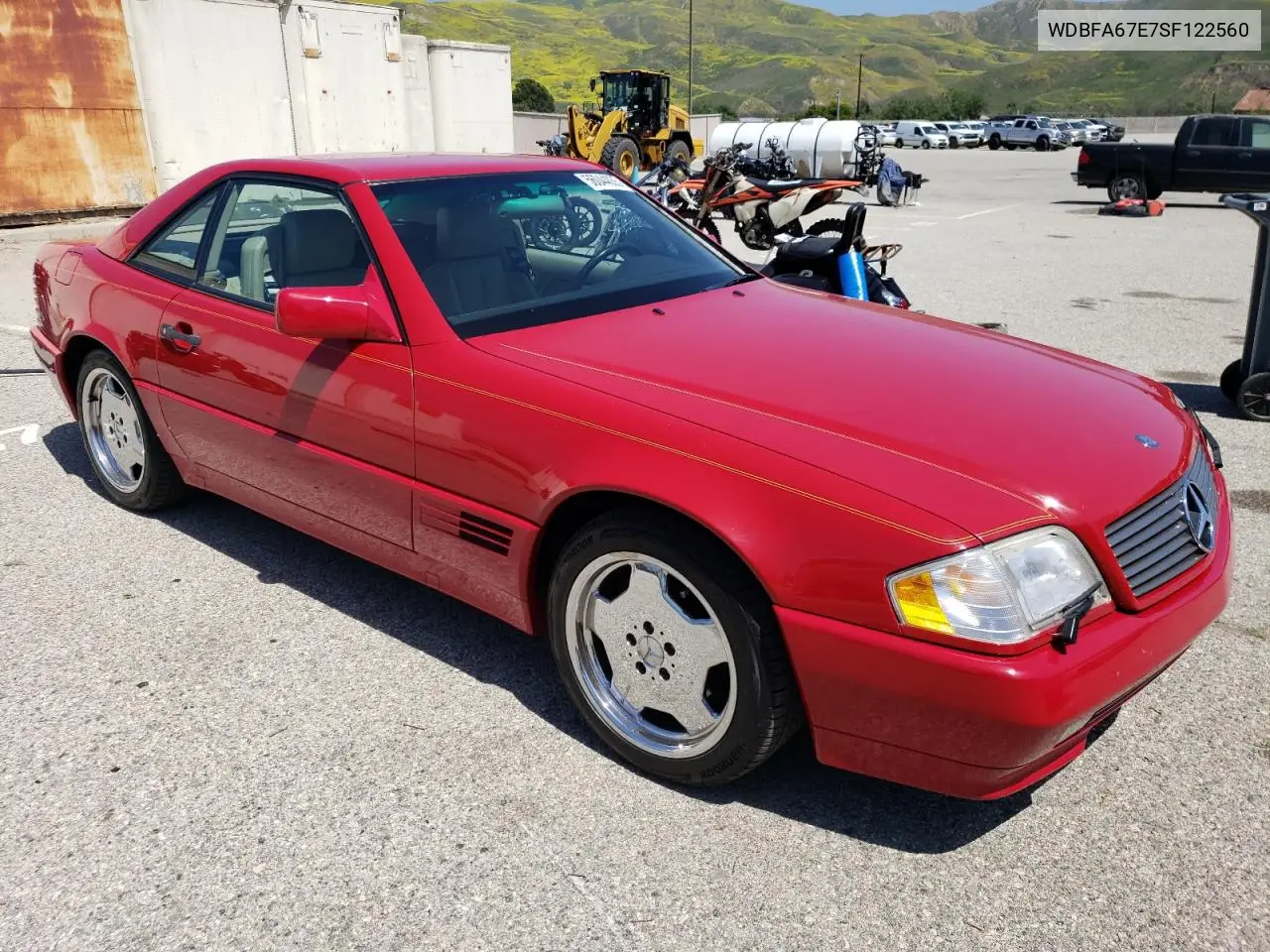 1995 Mercedes-Benz Sl 500 VIN: WDBFA67E7SF122560 Lot: 56044035