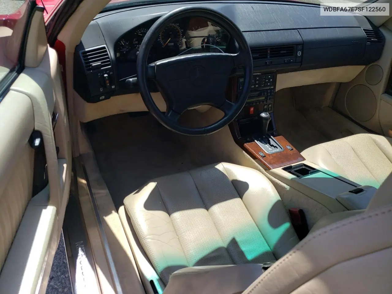 1995 Mercedes-Benz Sl 500 VIN: WDBFA67E7SF122560 Lot: 56044035