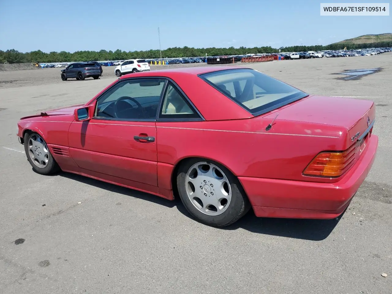 1995 Mercedes-Benz Sl 500 VIN: WDBFA67E1SF109514 Lot: 60538225
