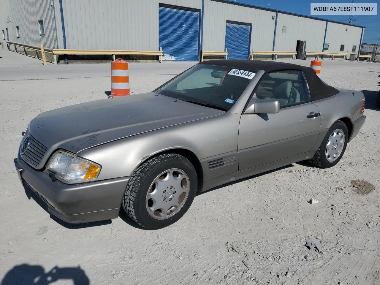 1995 Mercedes-Benz Sl 500 VIN: WDBFA67E8SF111907 Lot: 68534684