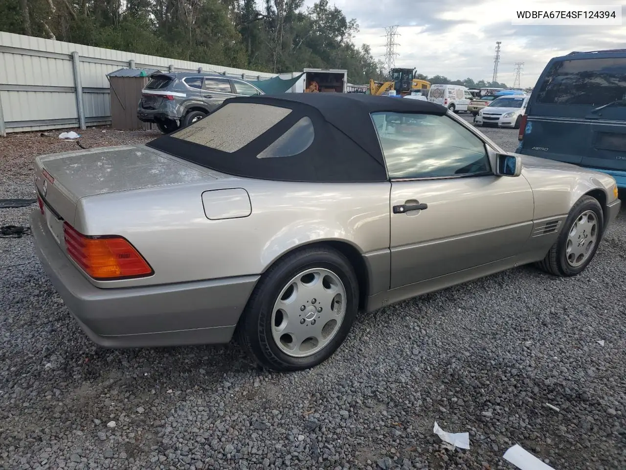 1995 Mercedes-Benz Sl 500 VIN: WDBFA67E4SF124394 Lot: 83029244
