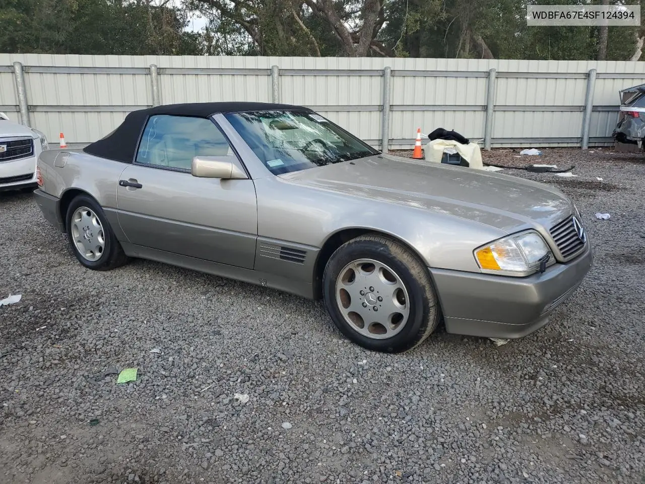 1995 Mercedes-Benz Sl 500 VIN: WDBFA67E4SF124394 Lot: 83029244