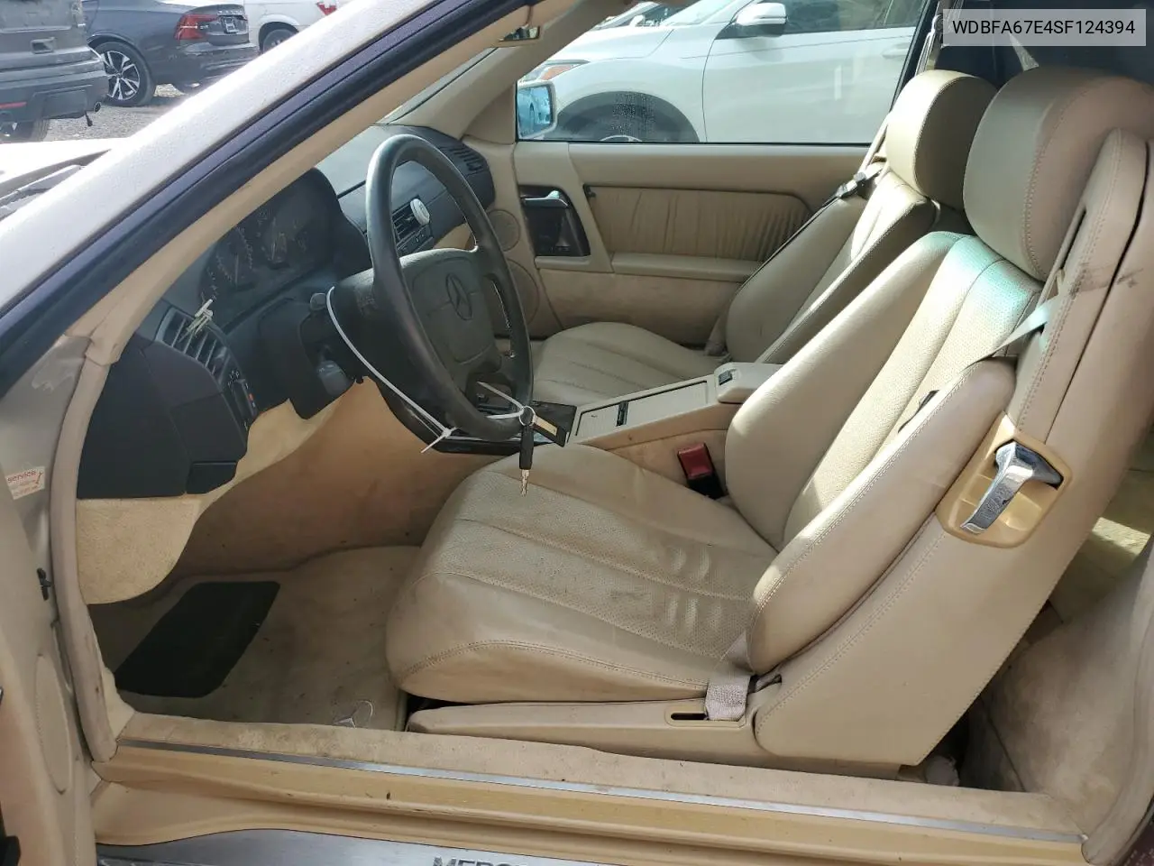 1995 Mercedes-Benz Sl 500 VIN: WDBFA67E4SF124394 Lot: 83029244