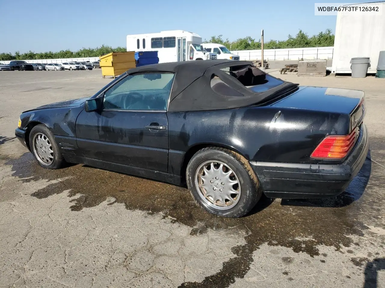 1996 Mercedes-Benz Sl 500 VIN: WDBFA67F3TF126342 Lot: 55668115