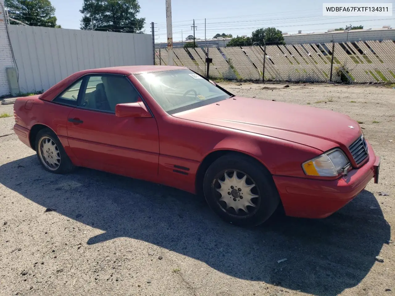 1996 Mercedes-Benz Sl 500 VIN: WDBFA67FXTF134311 Lot: 60843165