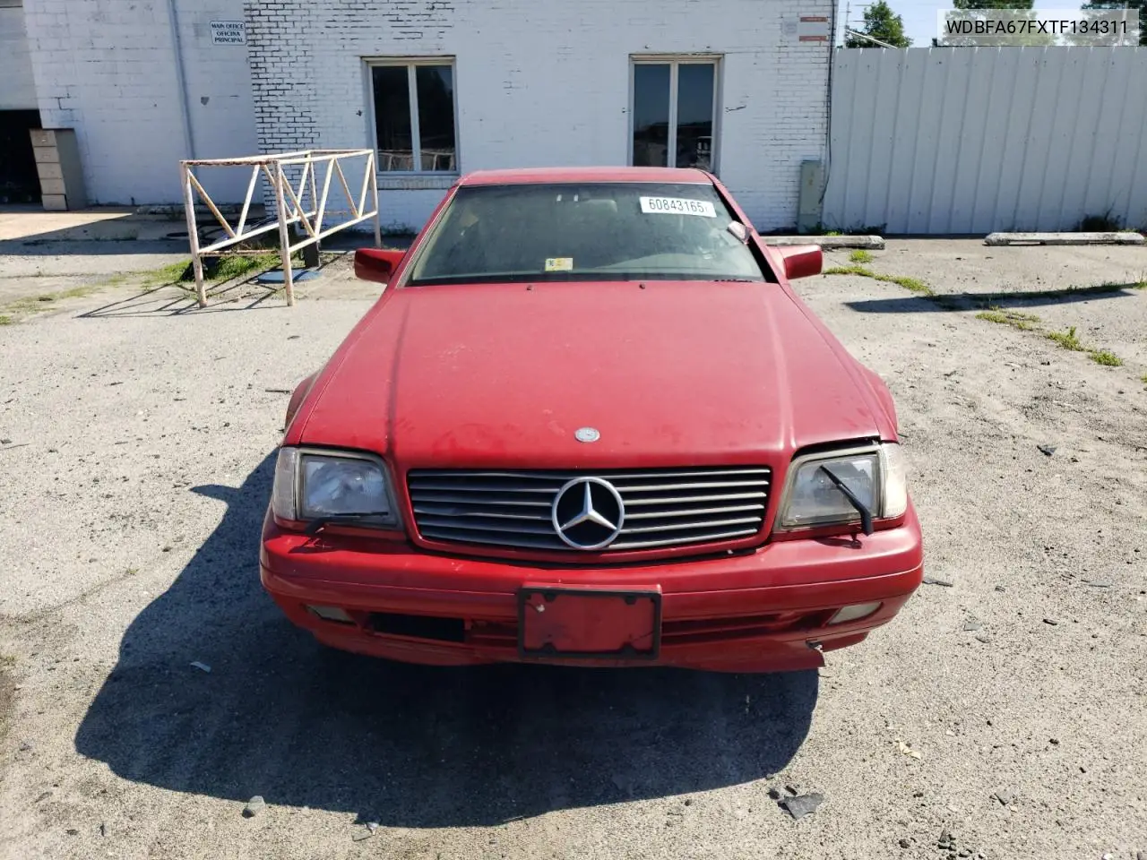 1996 Mercedes-Benz Sl 500 VIN: WDBFA67FXTF134311 Lot: 60843165