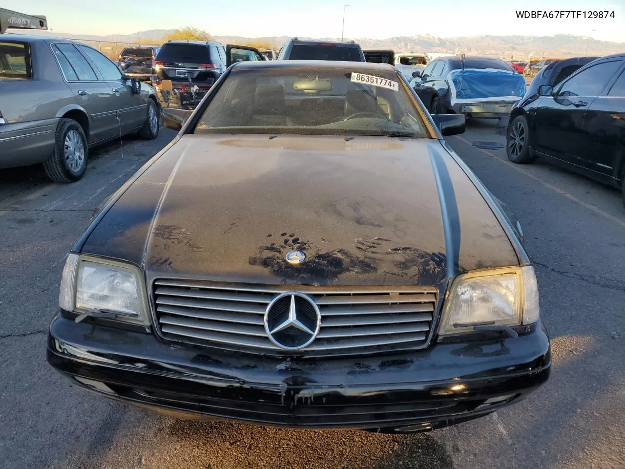 1996 Mercedes-Benz Sl 500 VIN: WDBFA67F7TF129874 Lot: 86351774