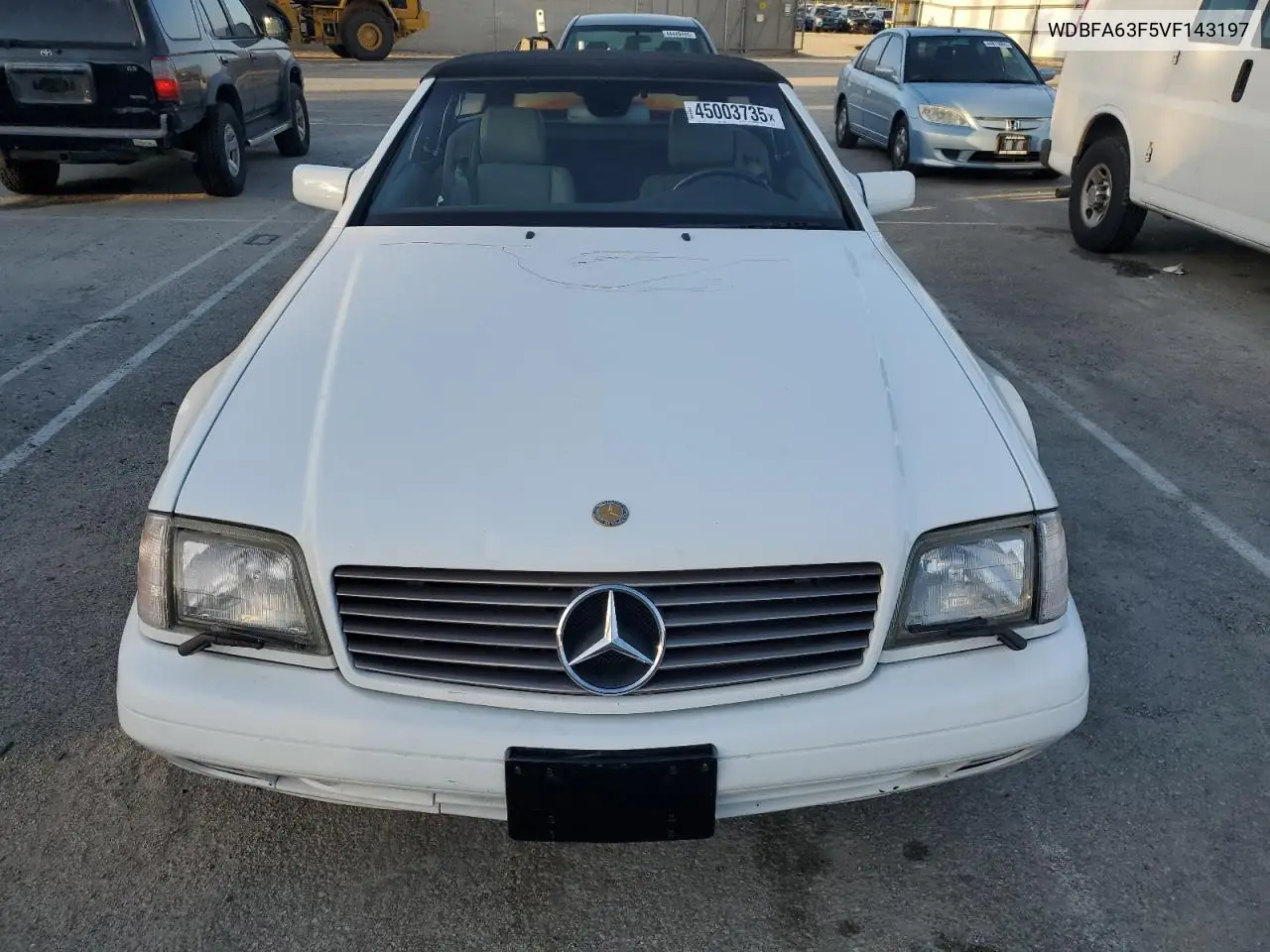 1997 Mercedes-Benz Sl 320 VIN: WDBFA63F5VF143197 Lot: 45003735