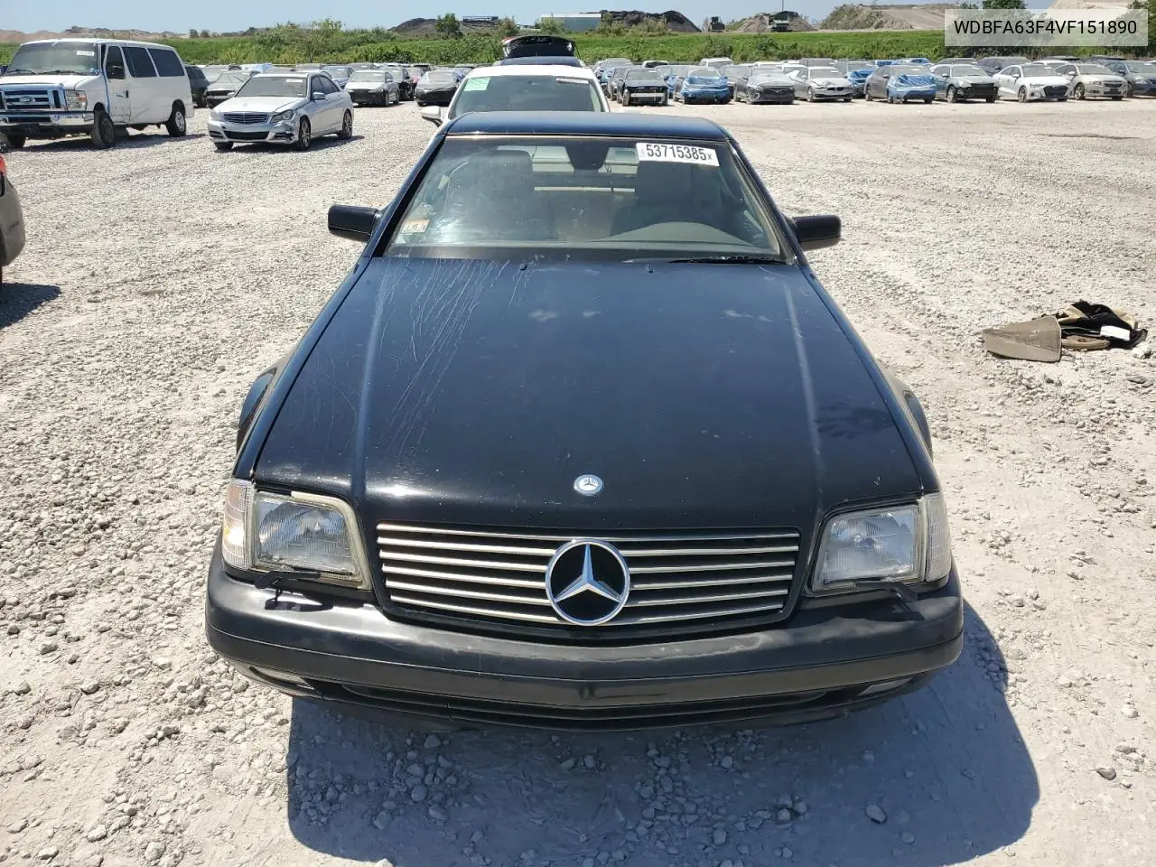 1997 Mercedes-Benz Sl 320 VIN: WDBFA63F4VF151890 Lot: 53715385