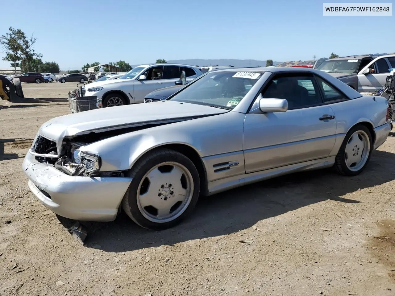 1998 Mercedes-Benz Sl 500 VIN: WDBFA67F0WF162848 Lot: 61236945