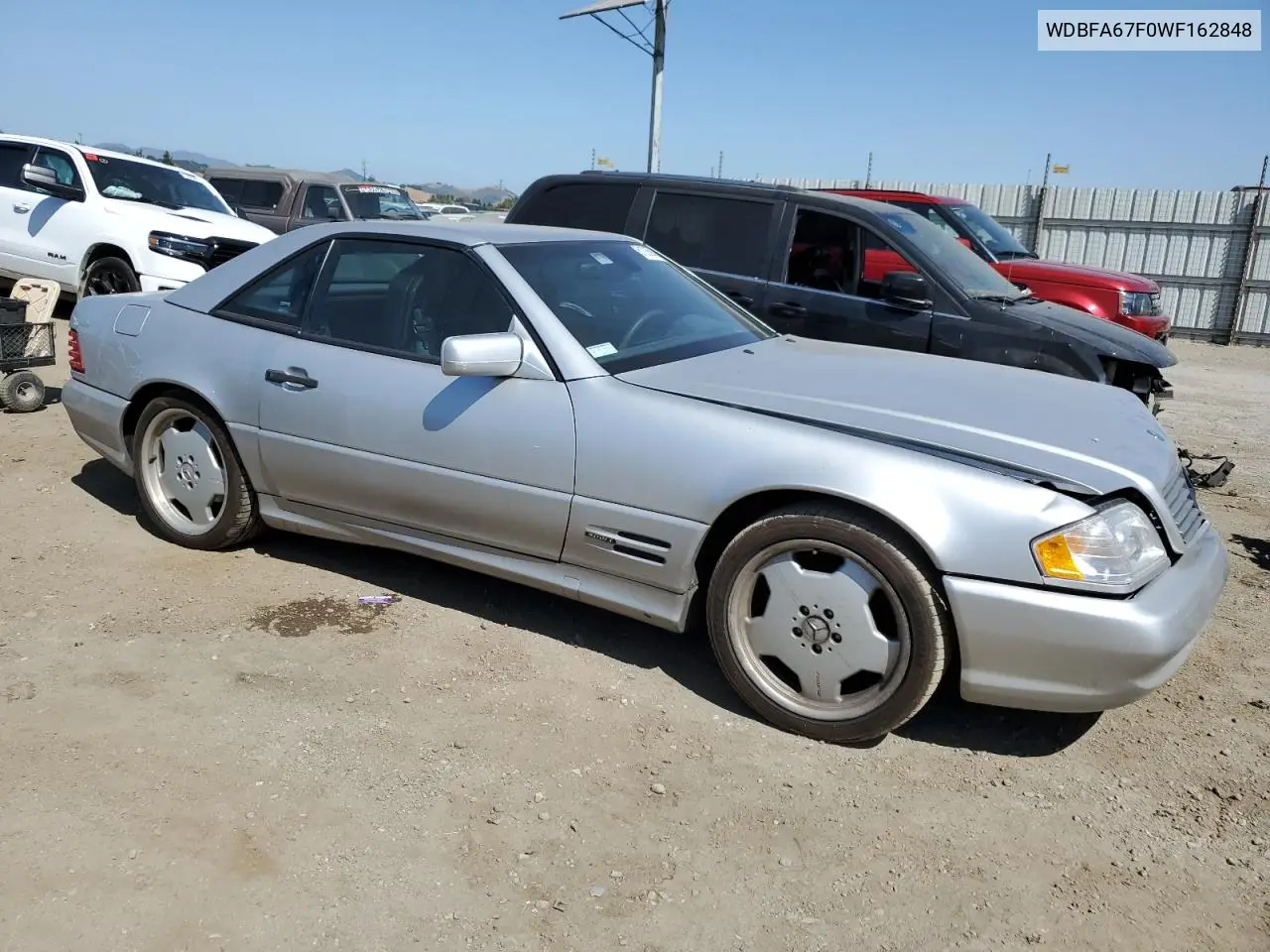 1998 Mercedes-Benz Sl 500 VIN: WDBFA67F0WF162848 Lot: 61236945