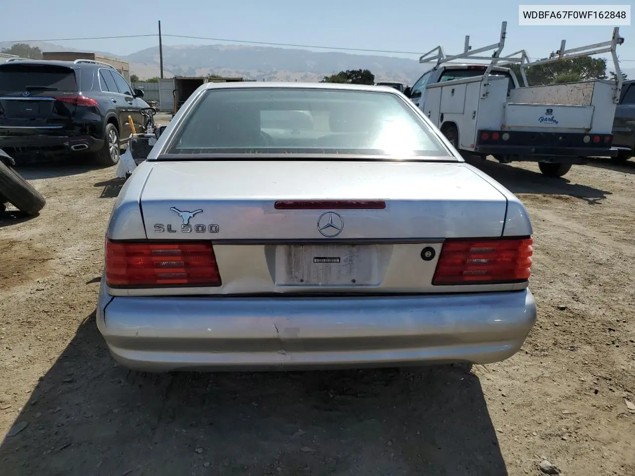 1998 Mercedes-Benz Sl 500 VIN: WDBFA67F0WF162848 Lot: 61236945