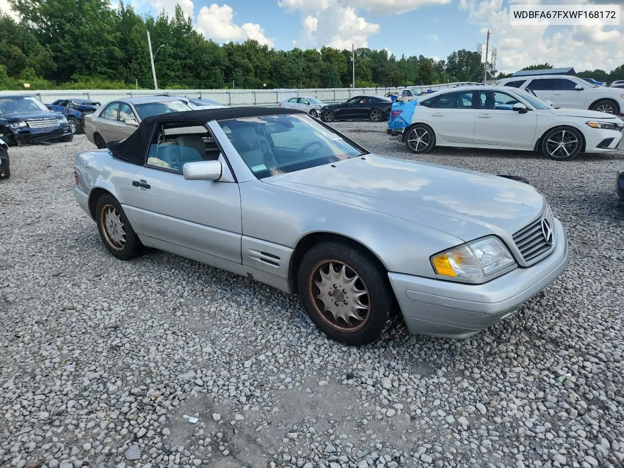 1998 Mercedes-Benz Sl 500 VIN: WDBFA67FXWF168172 Lot: 65232225