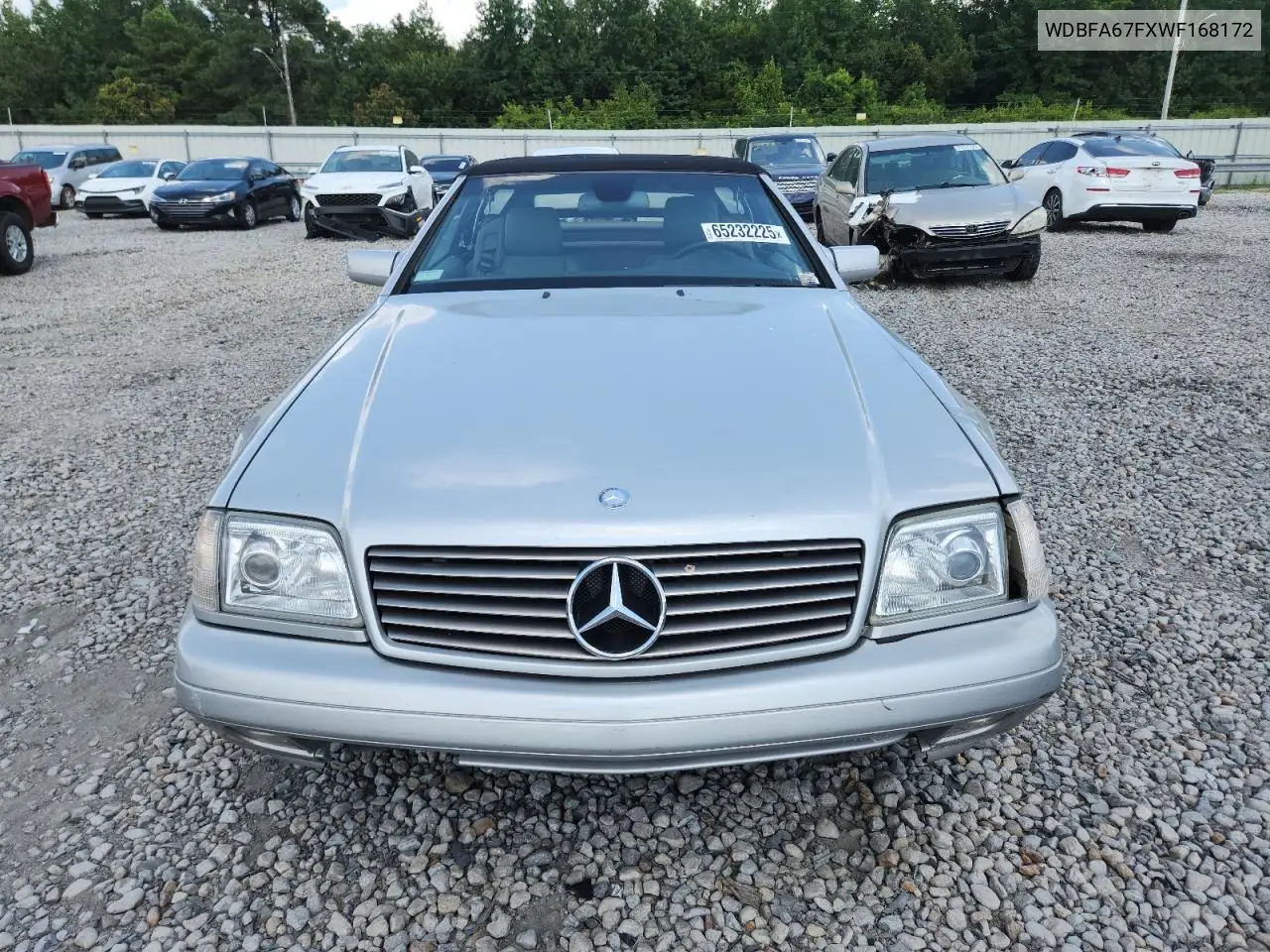 1998 Mercedes-Benz Sl 500 VIN: WDBFA67FXWF168172 Lot: 65232225