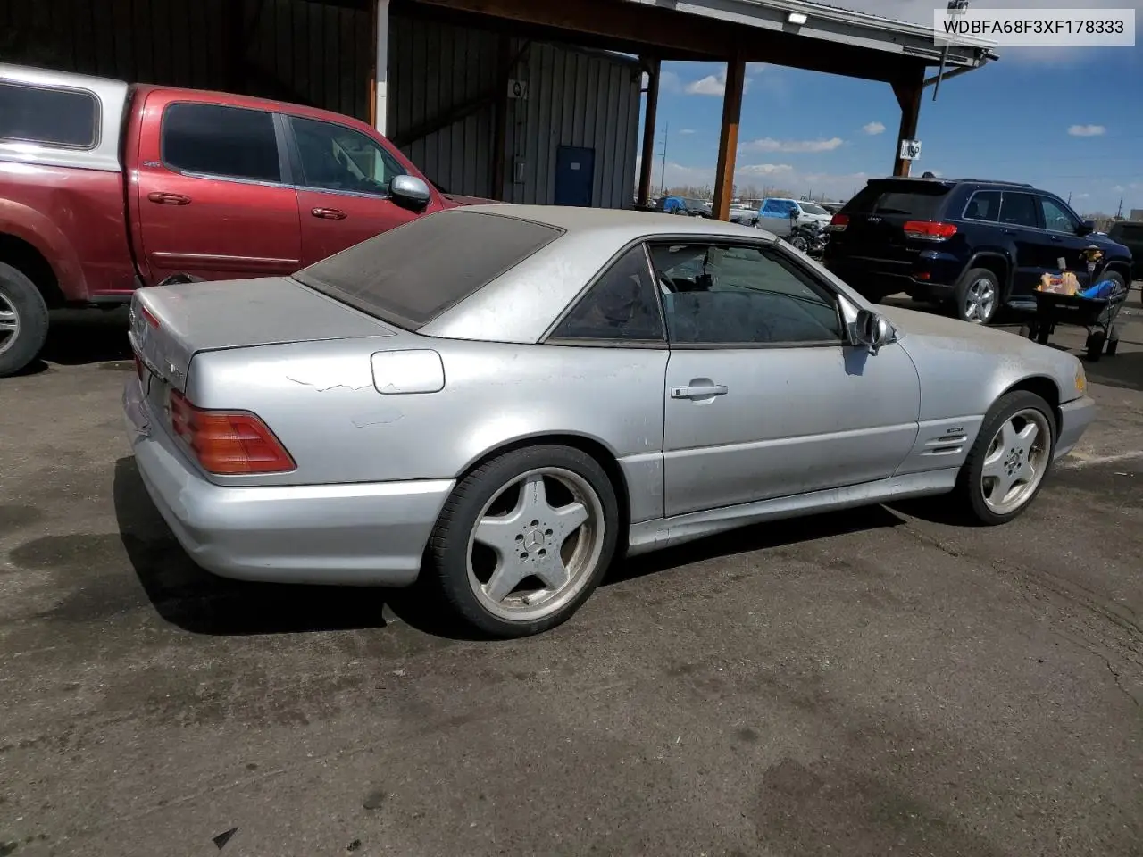 1999 Mercedes-Benz Sl 500 VIN: WDBFA68F3XF178333 Lot: 49852355