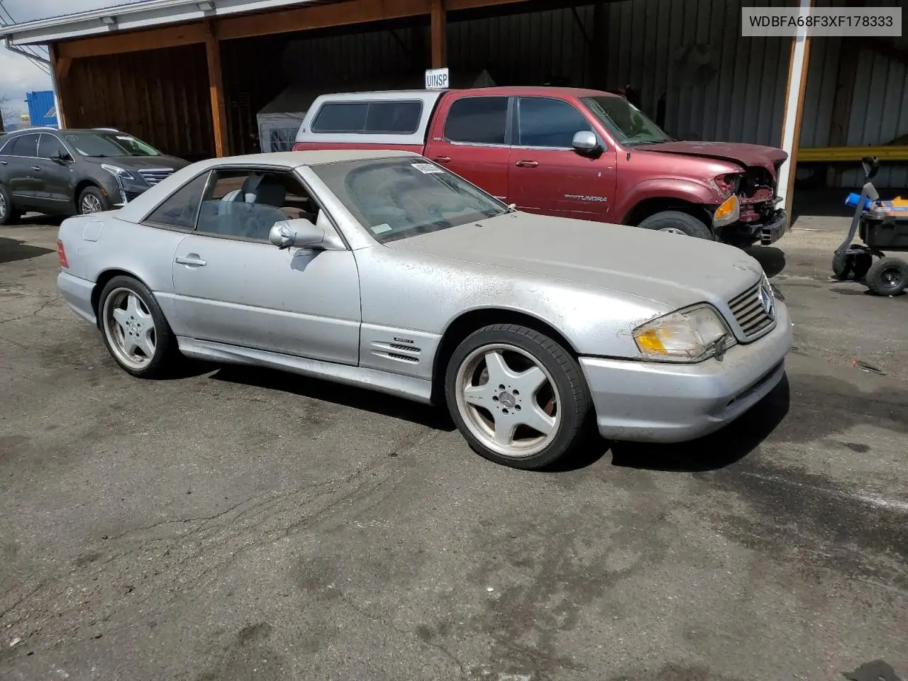 1999 Mercedes-Benz Sl 500 VIN: WDBFA68F3XF178333 Lot: 49852355