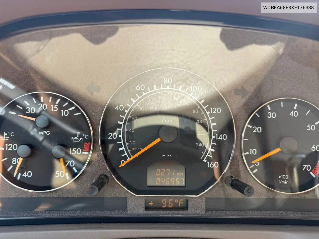 1999 Mercedes-Benz Sl 500 VIN: WDBFA68F3XF176338 Lot: 56024915