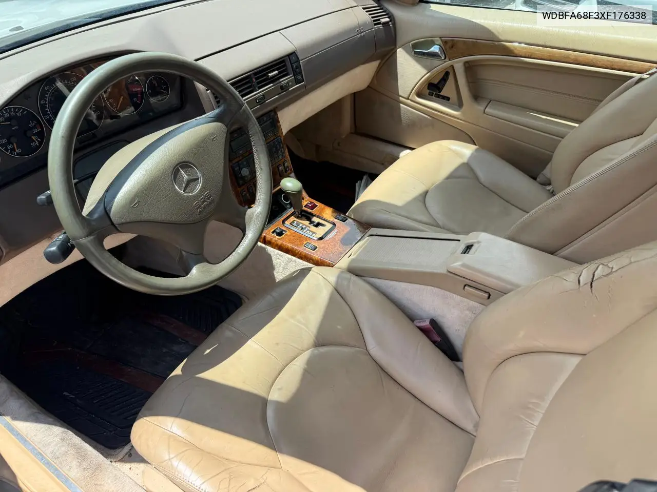 1999 Mercedes-Benz Sl 500 VIN: WDBFA68F3XF176338 Lot: 56024915