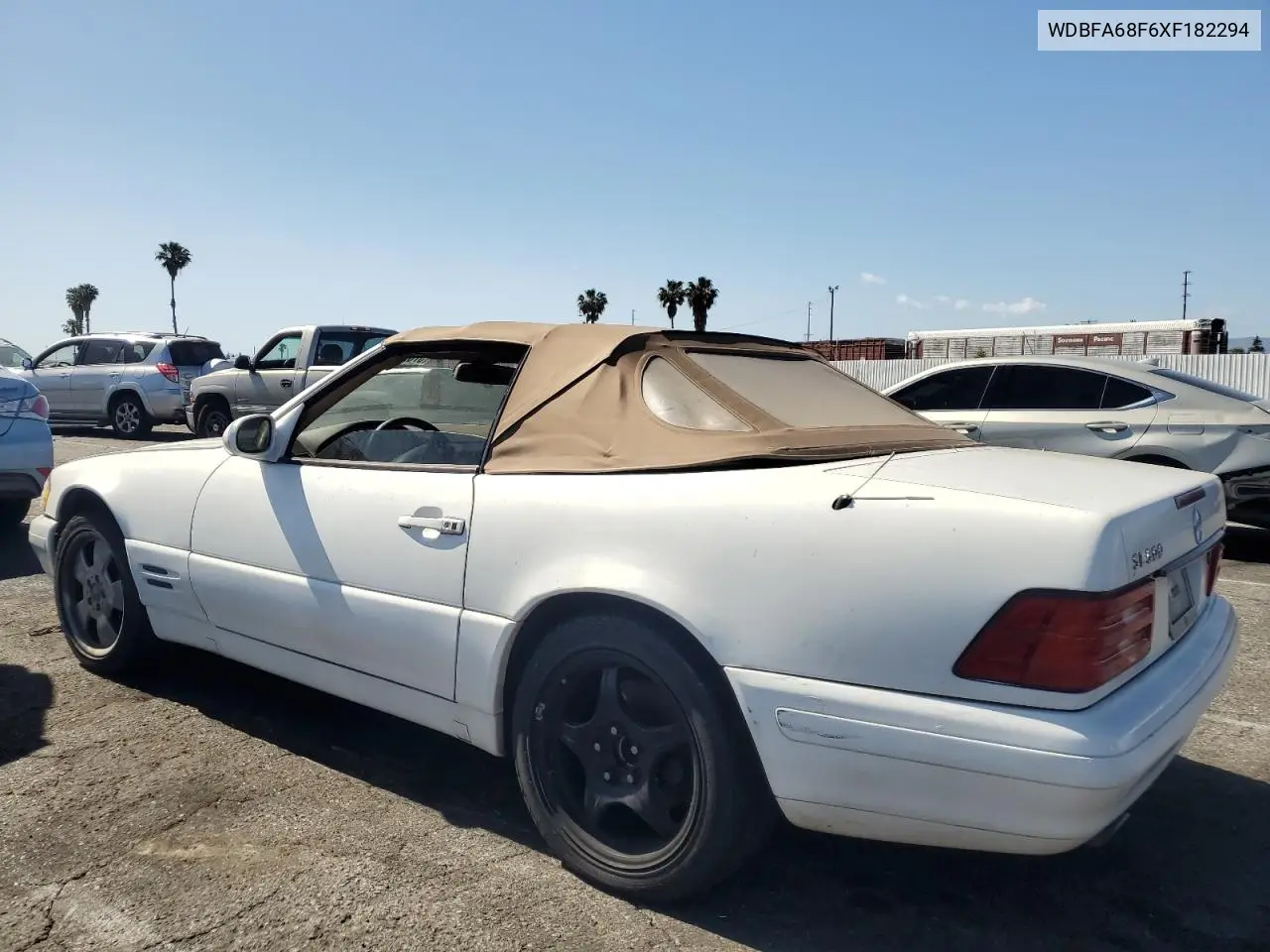 1999 Mercedes-Benz Sl 500 VIN: WDBFA68F6XF182294 Lot: 57094475