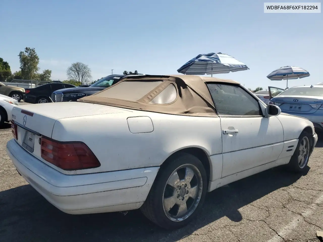 1999 Mercedes-Benz Sl 500 VIN: WDBFA68F6XF182294 Lot: 57094475