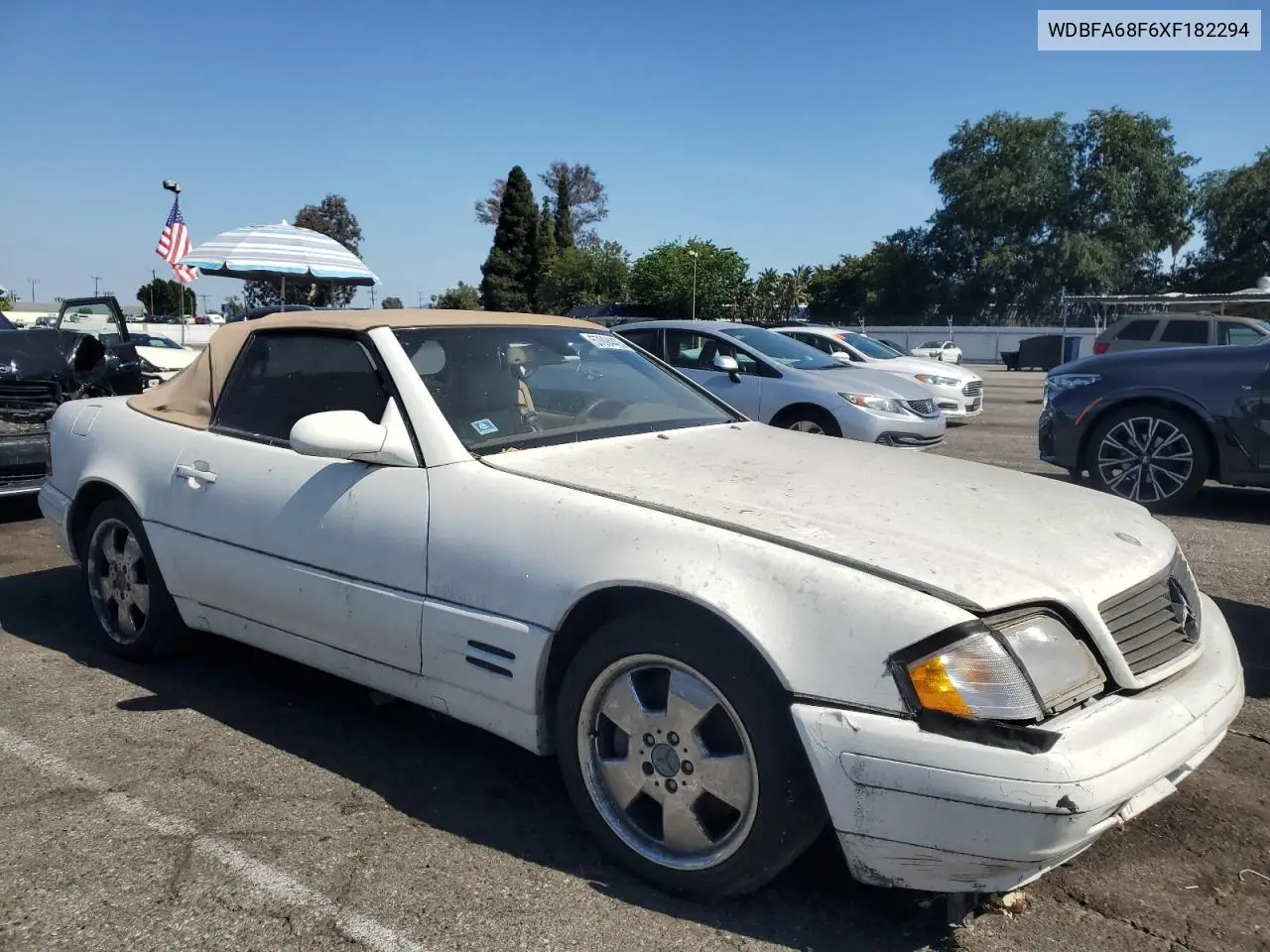 1999 Mercedes-Benz Sl 500 VIN: WDBFA68F6XF182294 Lot: 57094475
