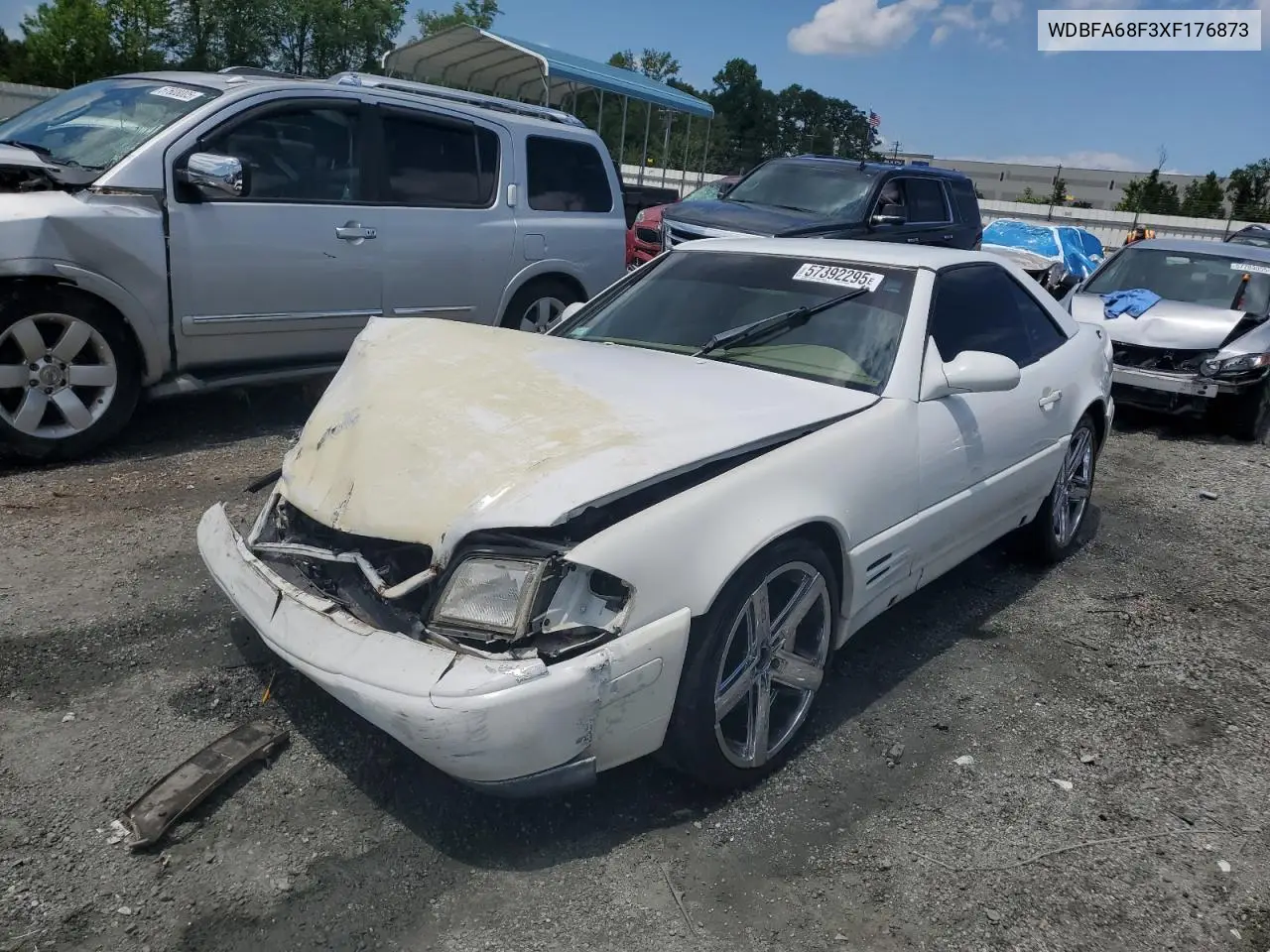 1999 Mercedes-Benz Sl 500 VIN: WDBFA68F3XF176873 Lot: 57392295